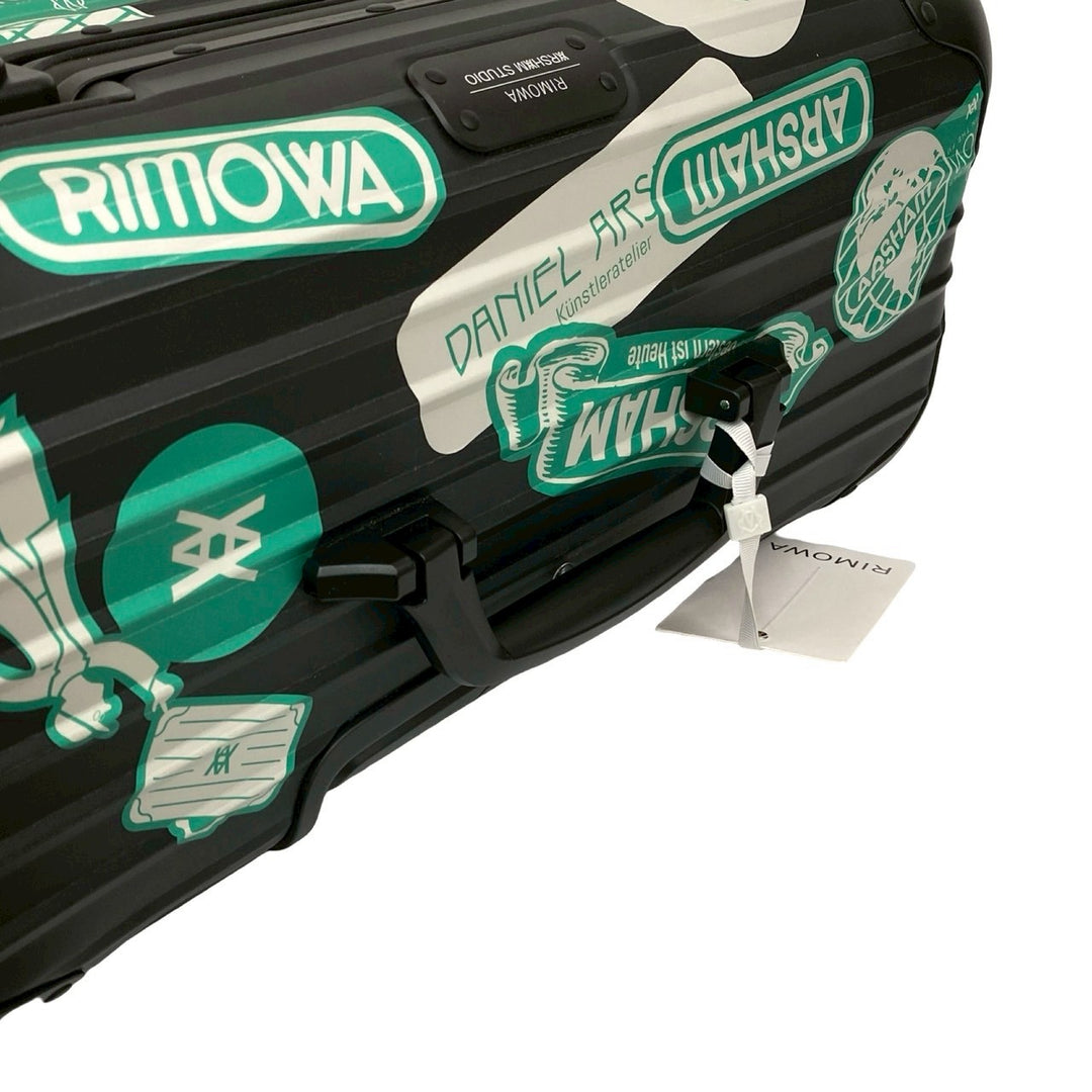 Suitcase RIMOWA Yellow Dead Turntable in Pilot Case