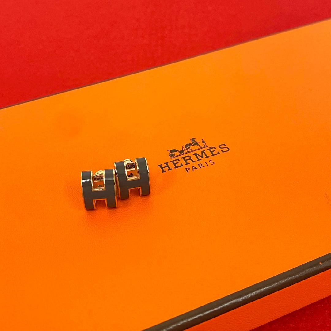 耳環 Hermes 流行灰