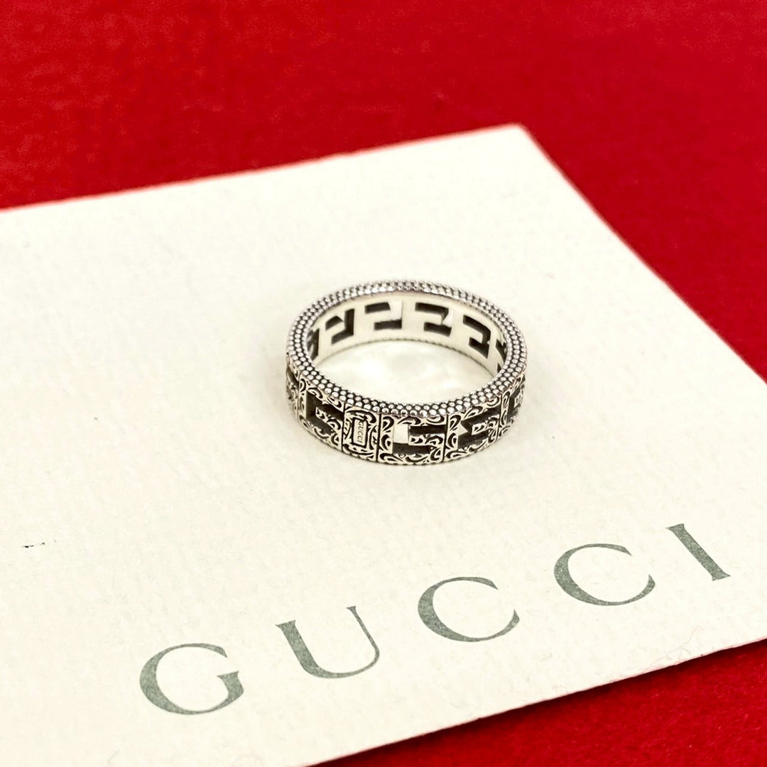 戒指 Gucci Square G 阿拉伯式花紋