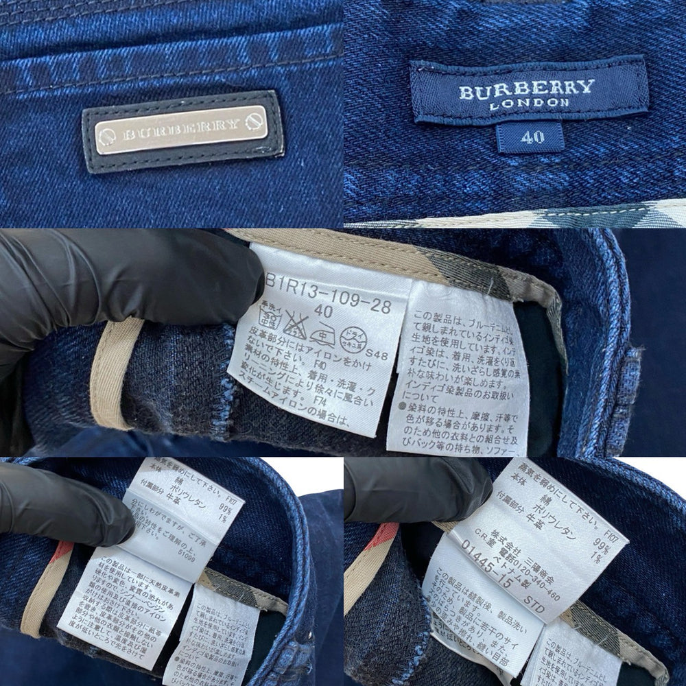 牛仔長褲 burberry