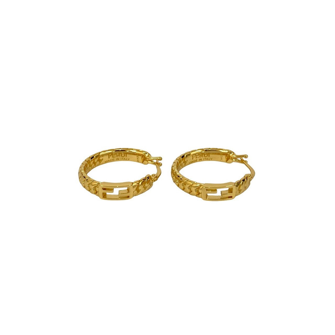 Earrings Fendi FF Baguette Hoop Earrings