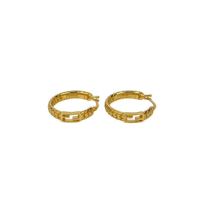 Earrings Fendi FF Baguette Hoop Earrings