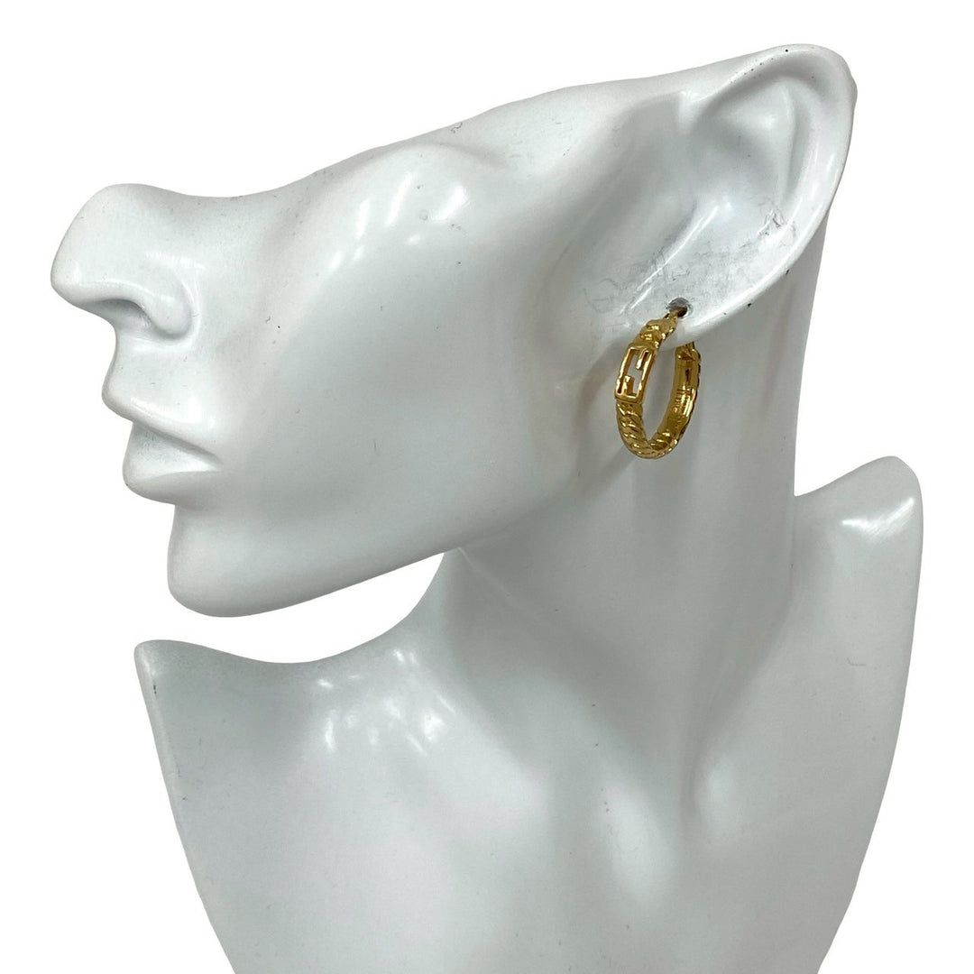 Earrings Fendi FF Baguette Hoop Earrings