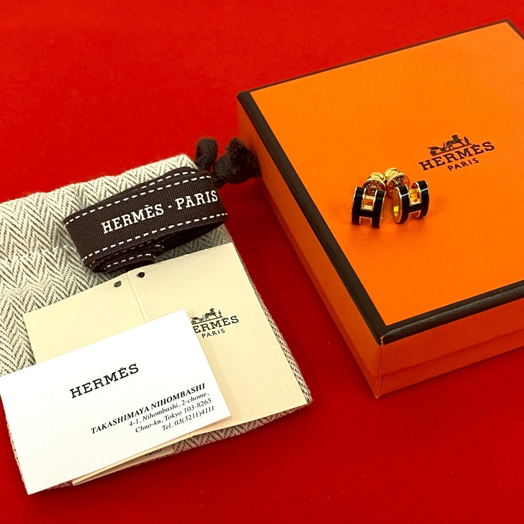 earrings hermes mini pop ash