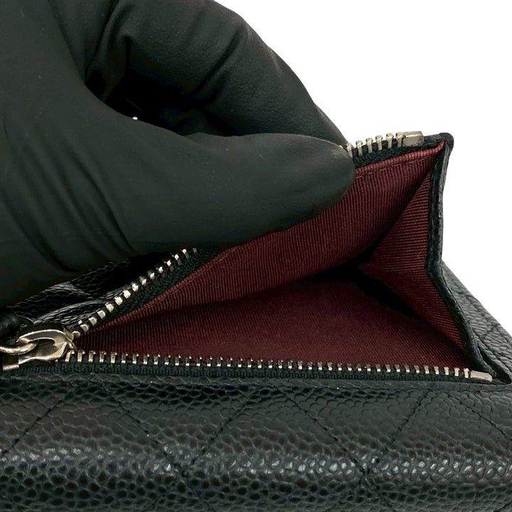 trifold wallet chanel