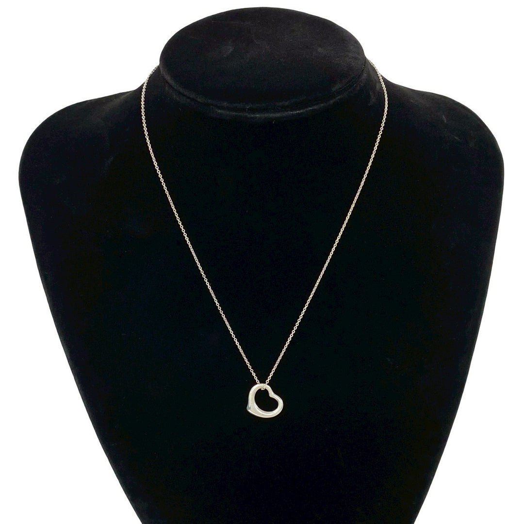necklace tiffany open heart necklace
