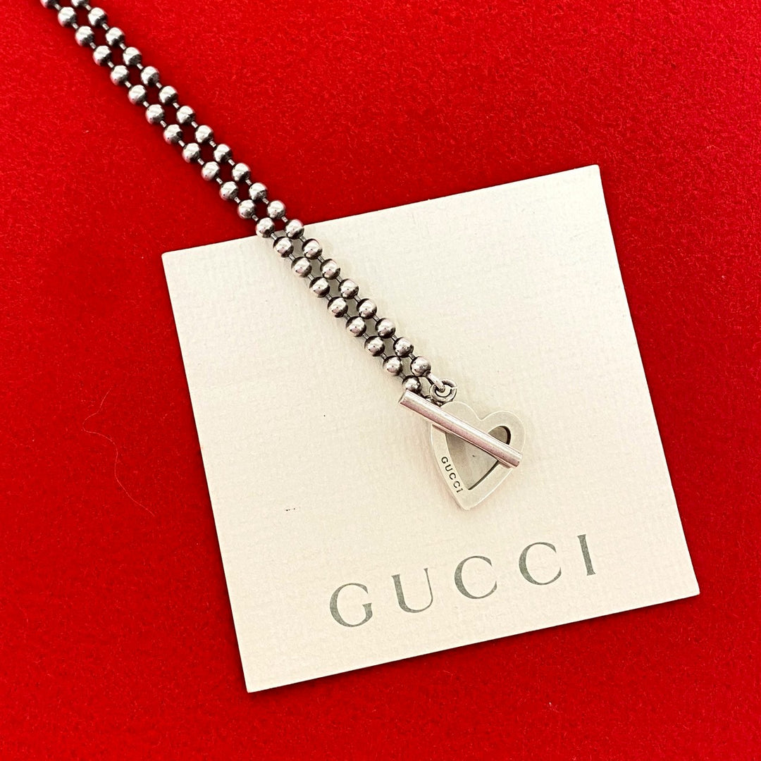 ネックレス グッチ トグルハート ネックレス