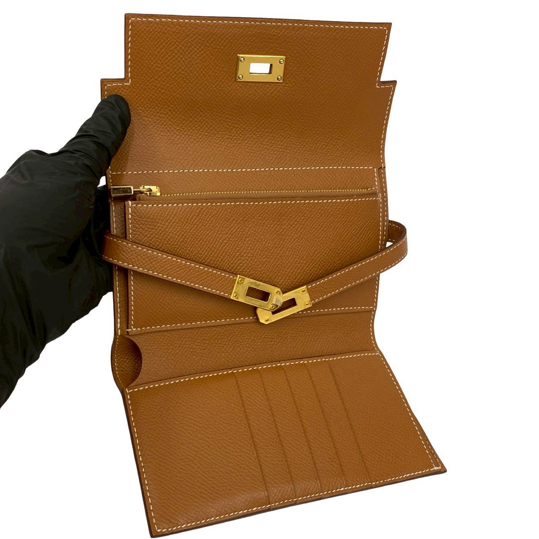 三折皮夾 Hermes Kelly 皮夾 中號