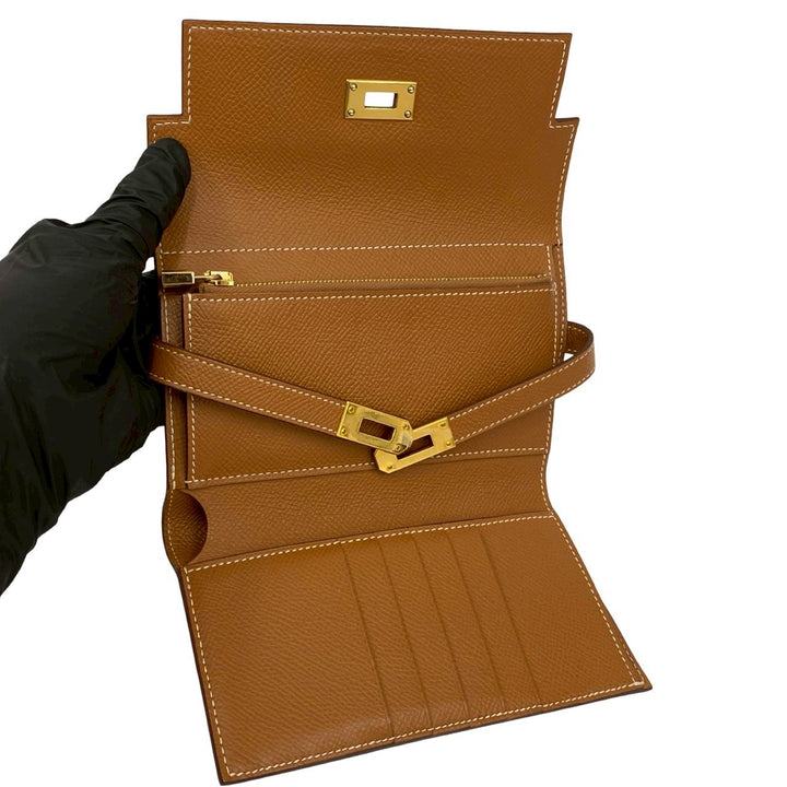 三折皮夾 Hermes Kelly 皮夾 中號