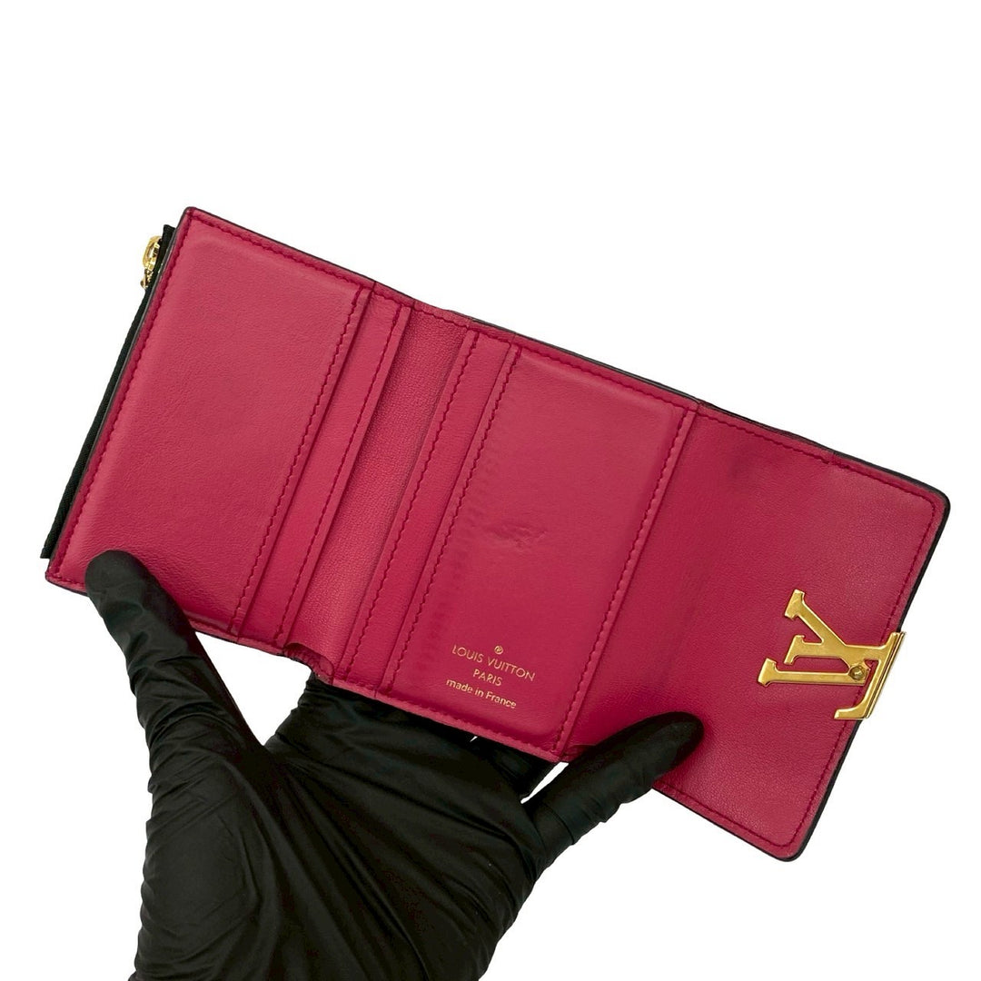 三つ折り財布 ルイヴィトン ポルトフォイユ カプシーヌ XS