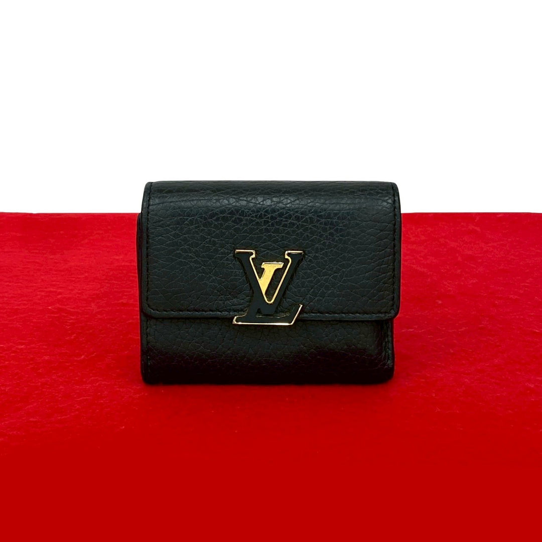三つ折り財布 ルイヴィトン ポルトフォイユ カプシーヌ XS