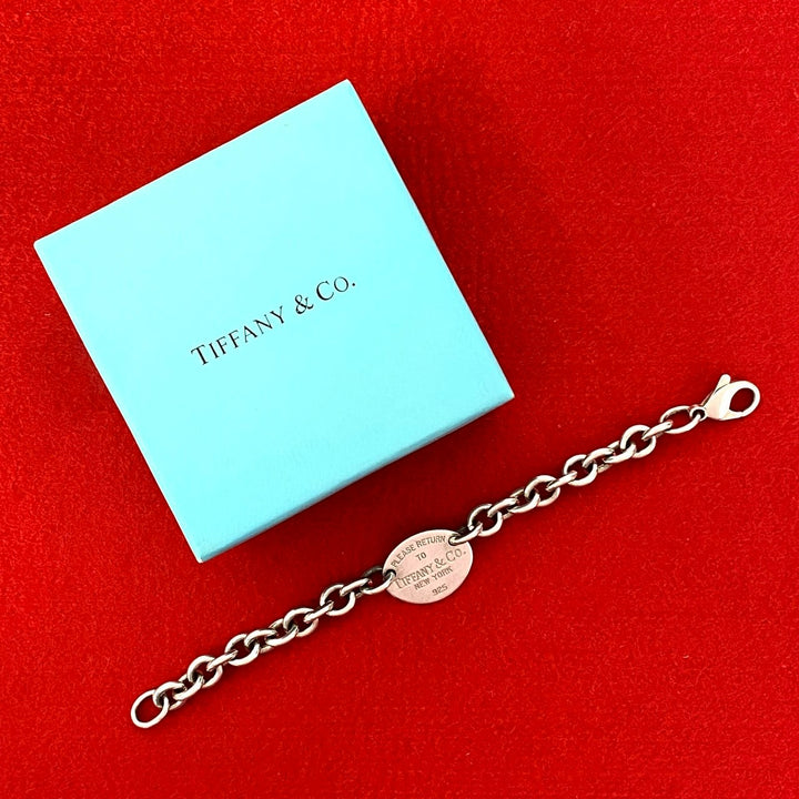 手鍊 Tiffany Return Toe 橢圓形標籤手鍊