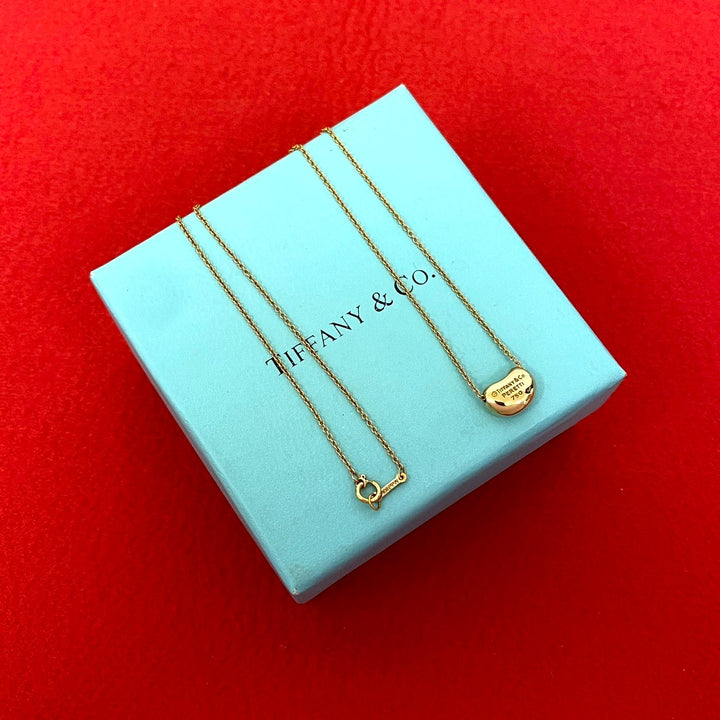 necklace tiffany bean necklace