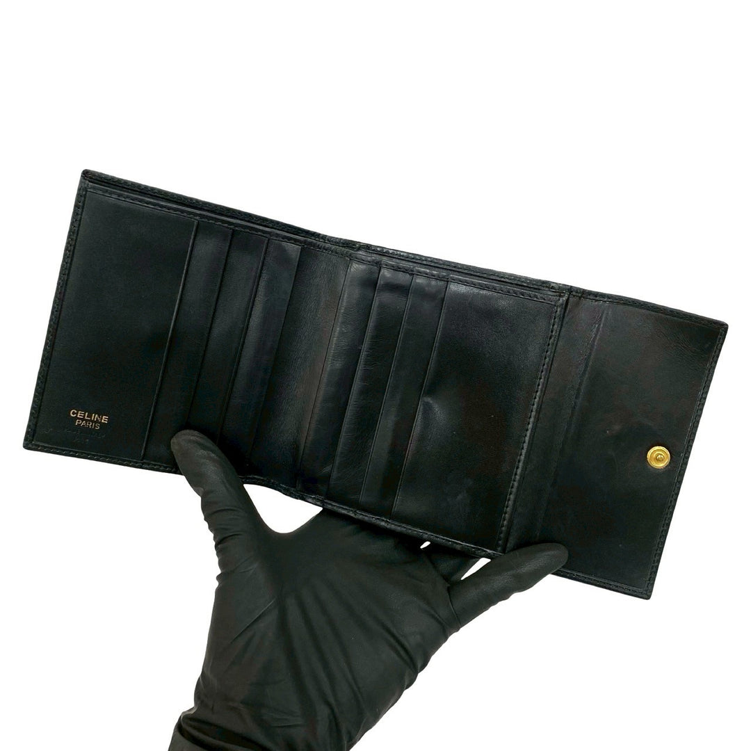 trifold wallet celine