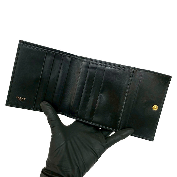 trifold wallet celine