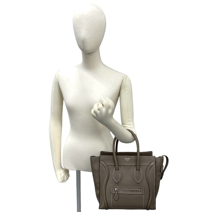 handbag celine luggage micro shopper