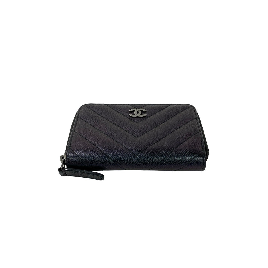 コインケース シャネル シュブロン