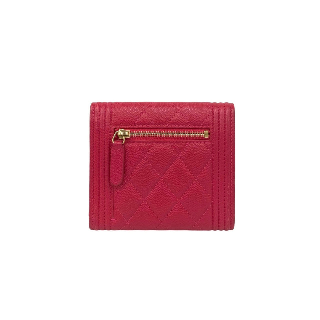 三つ折り財布 シャネル ボーイシャネル