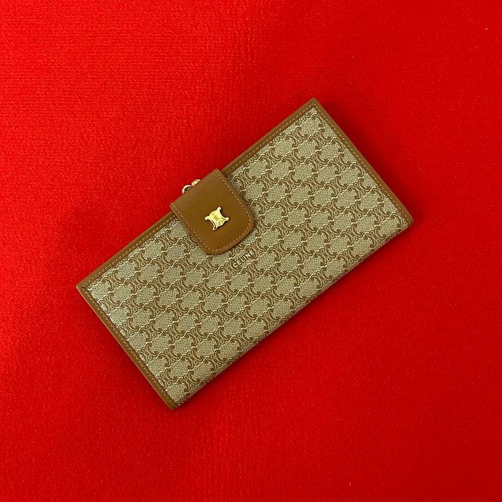 長版皮夾 celine