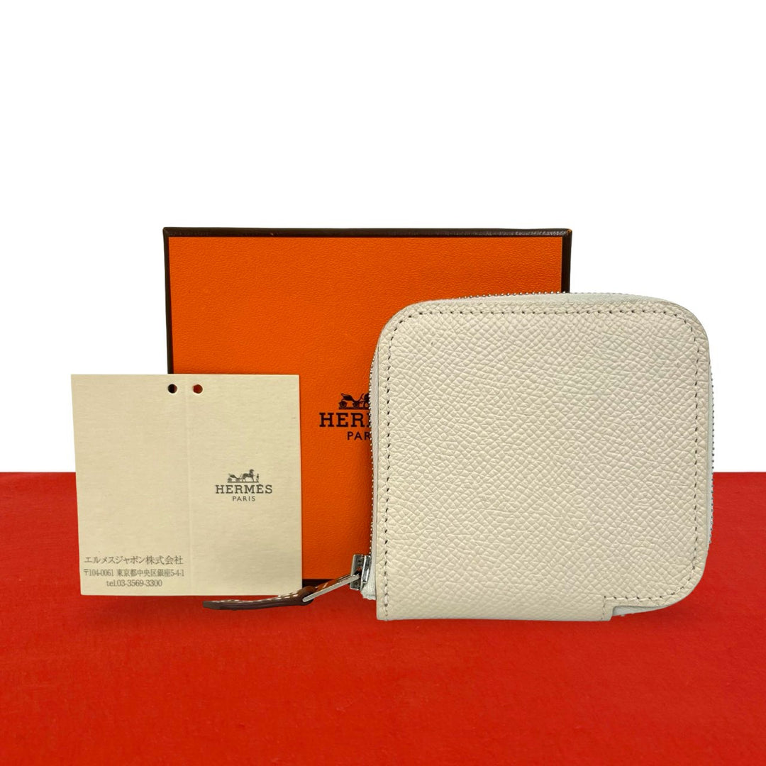 Coin case hermes azap compact silk in