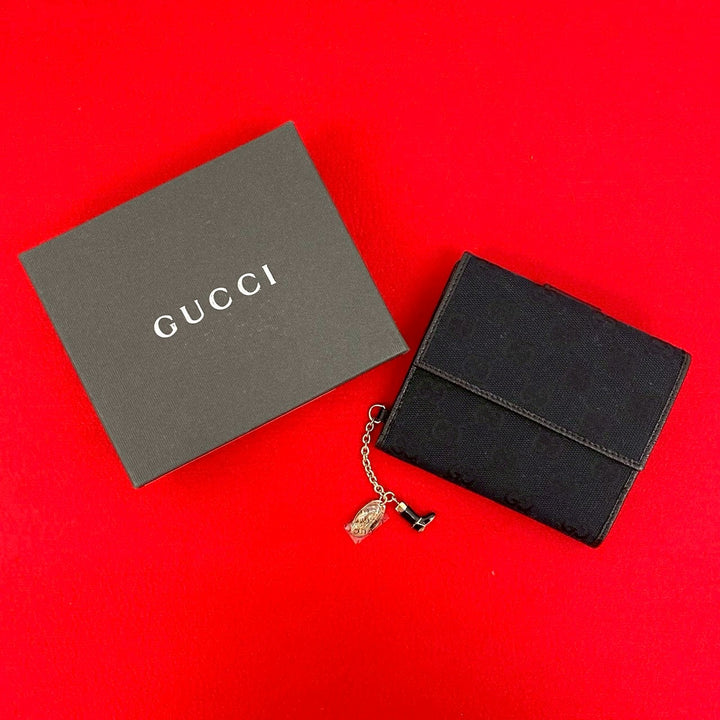 雙折皮夾 gucci