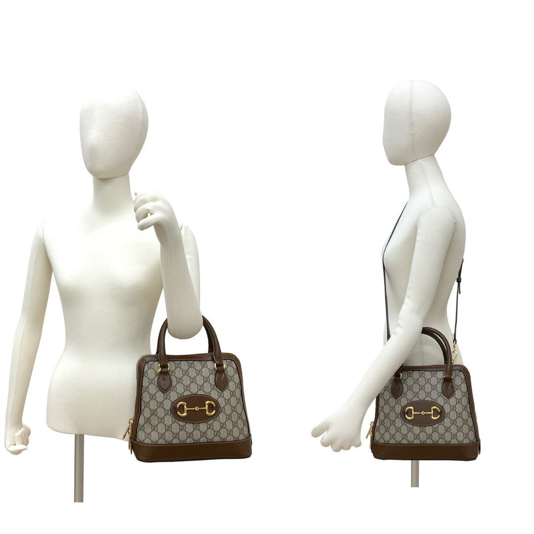 Shoulder Bag Gucci Horsebit 1955 Small Top Handle