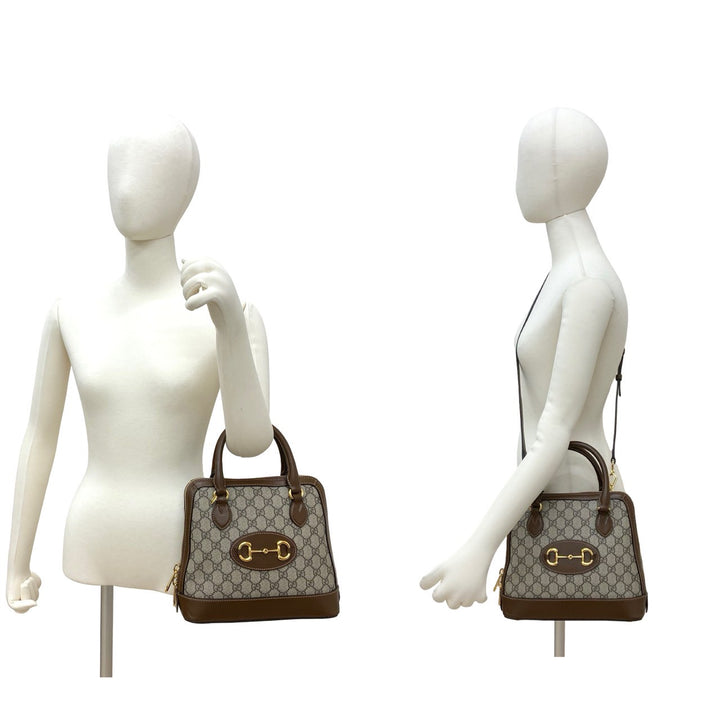 Shoulder Bag Gucci Horsebit 1955 Small Top Handle