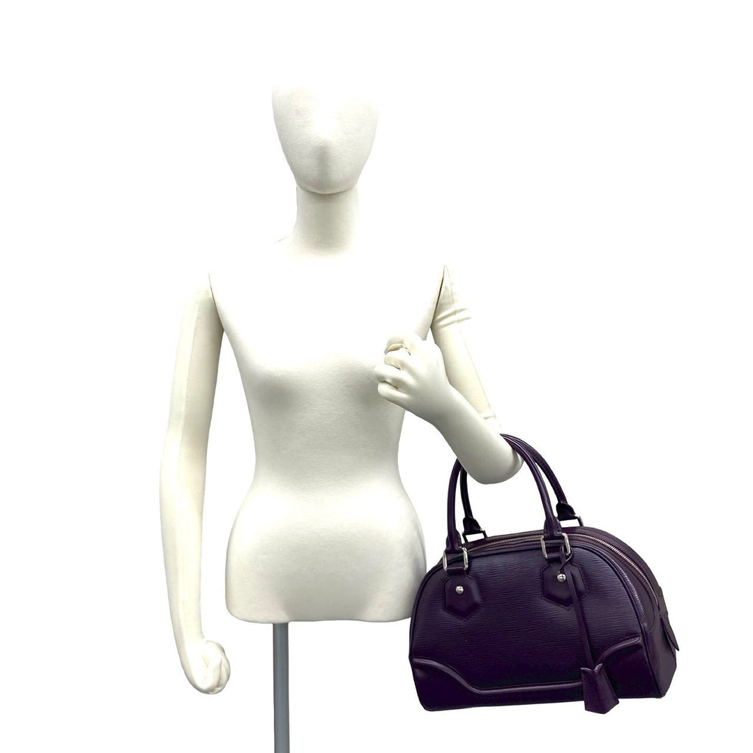 Handbag Louis Vuitton Bowling Montaigne PM