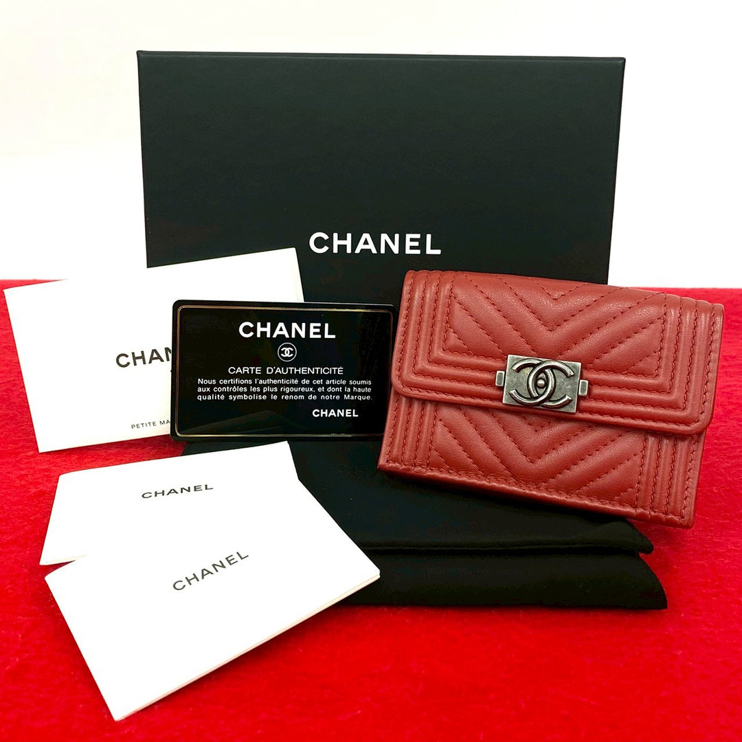 三折錢包 Chanel Boy Chanel