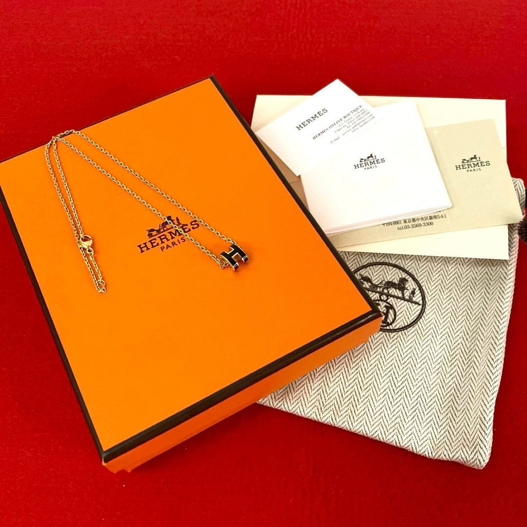 項鍊 Hermes Mini Pop 灰