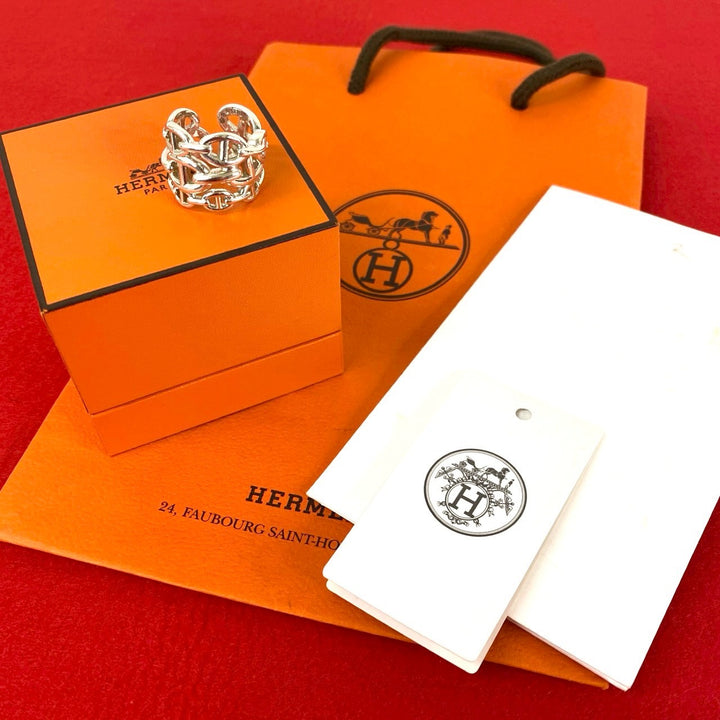 戒指/戒指 Hermes Chaine d'Ancre Enchene GM 戒指