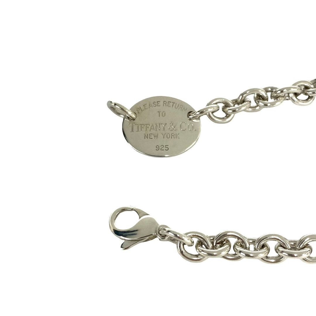 necklace tiffany return toe oval necklace