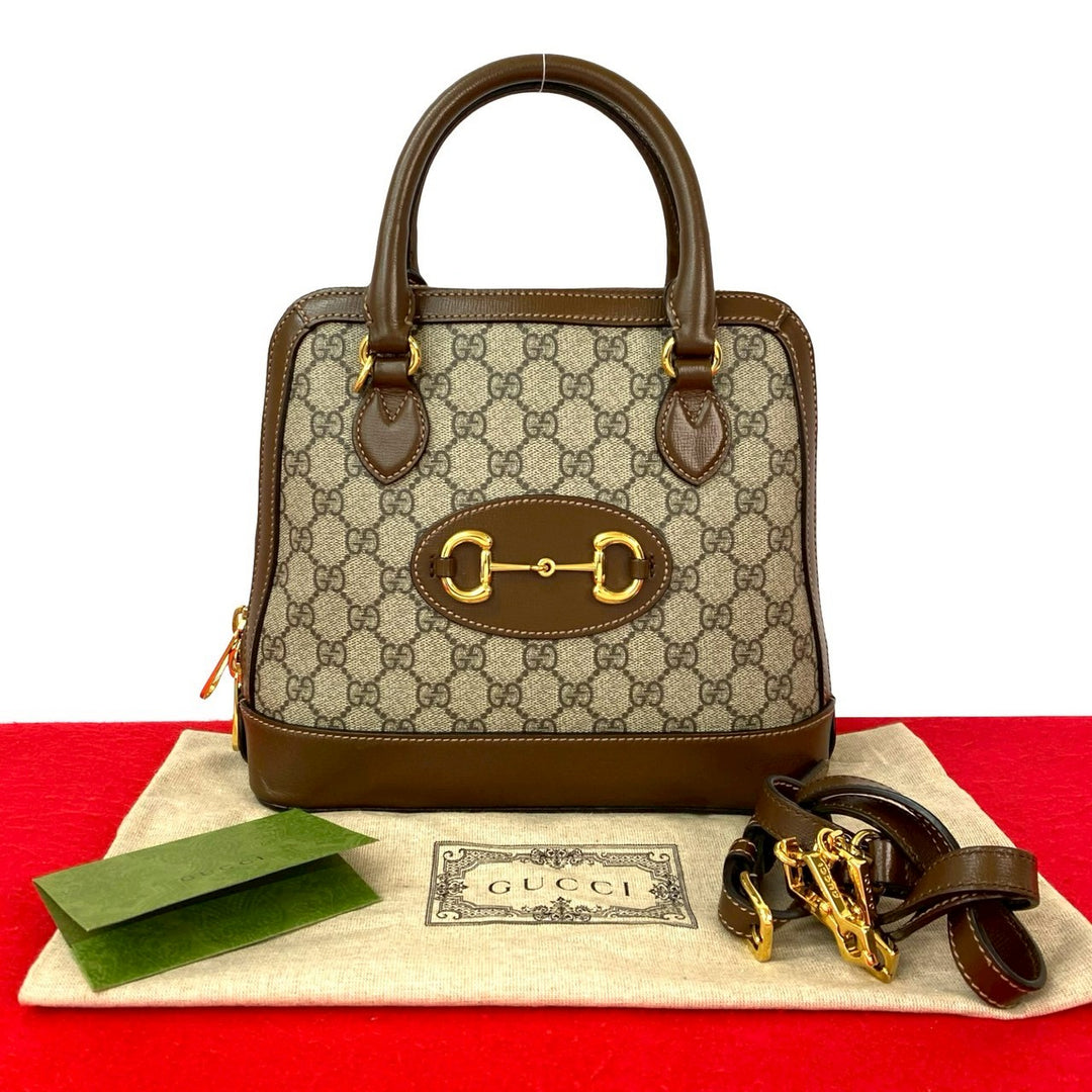 Shoulder Bag Gucci Horsebit 1955 Small Top Handle