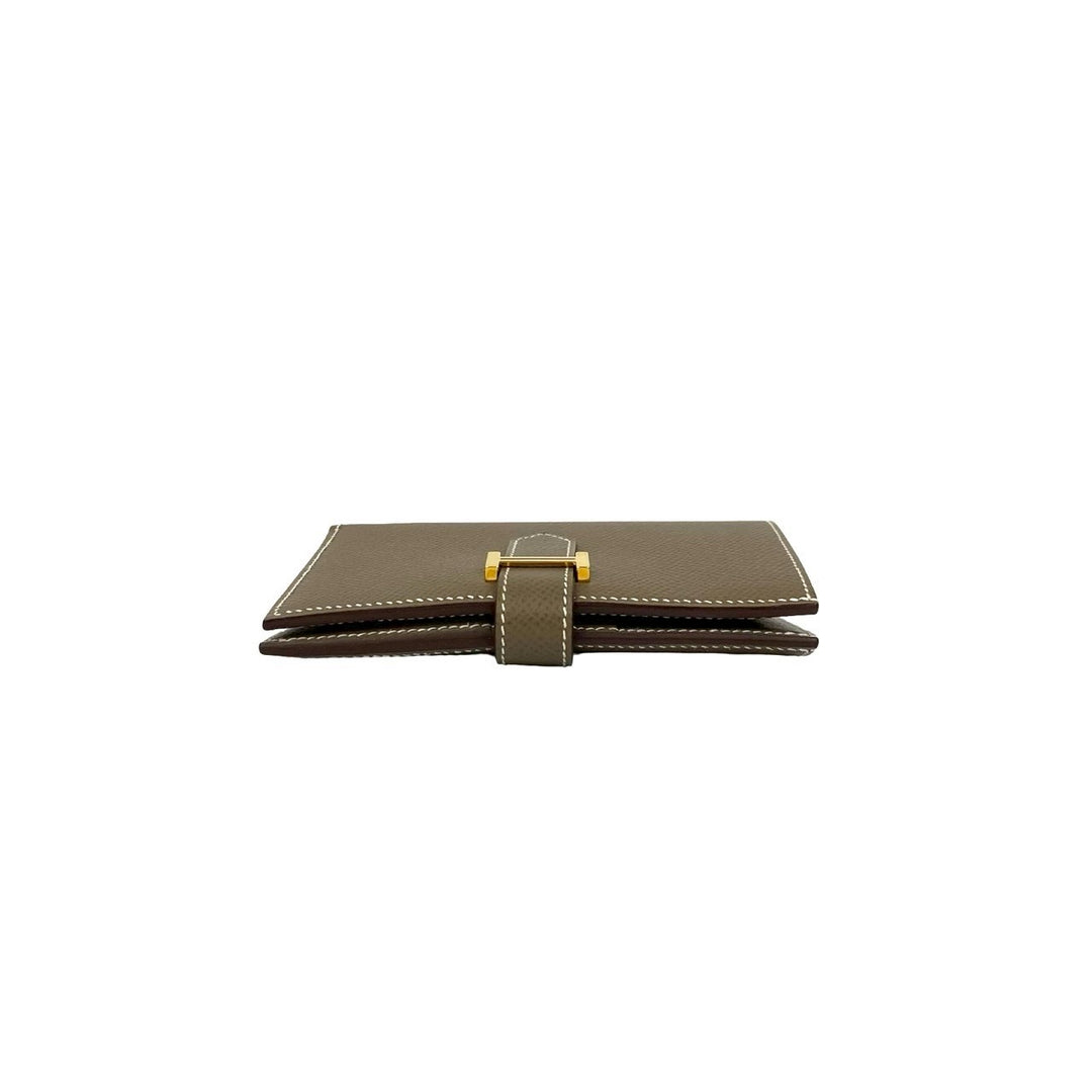 Bifold wallet Hermes Bearn compact