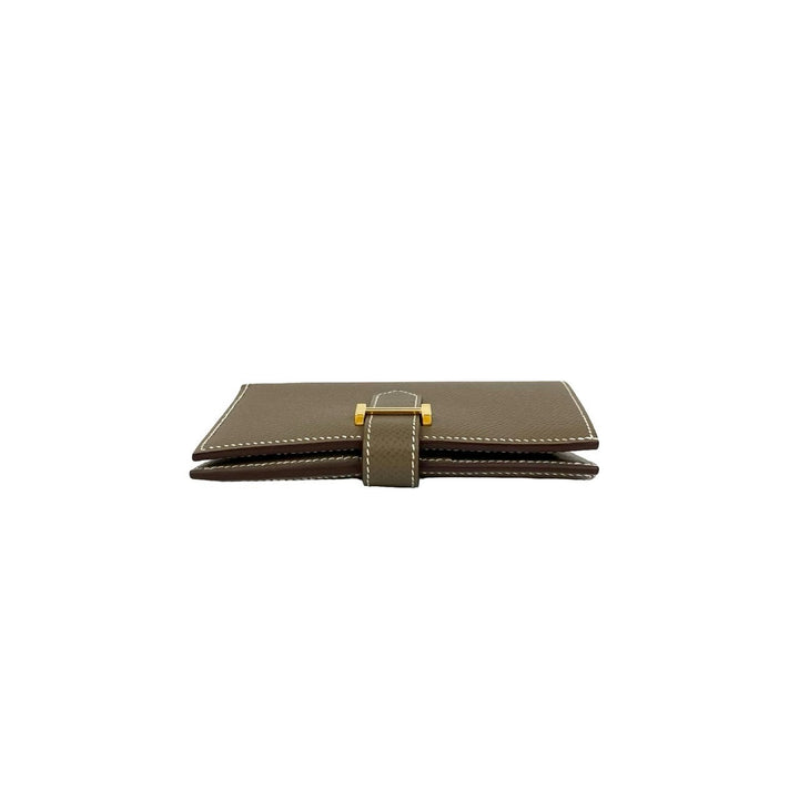 Bifold wallet Hermes Bearn compact