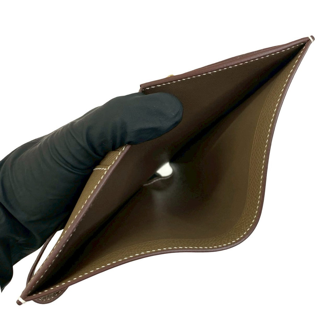 Bifold wallet Hermes Bearn compact