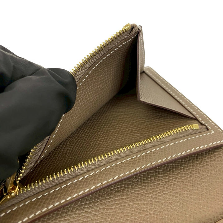 Bifold wallet Hermes Bearn compact