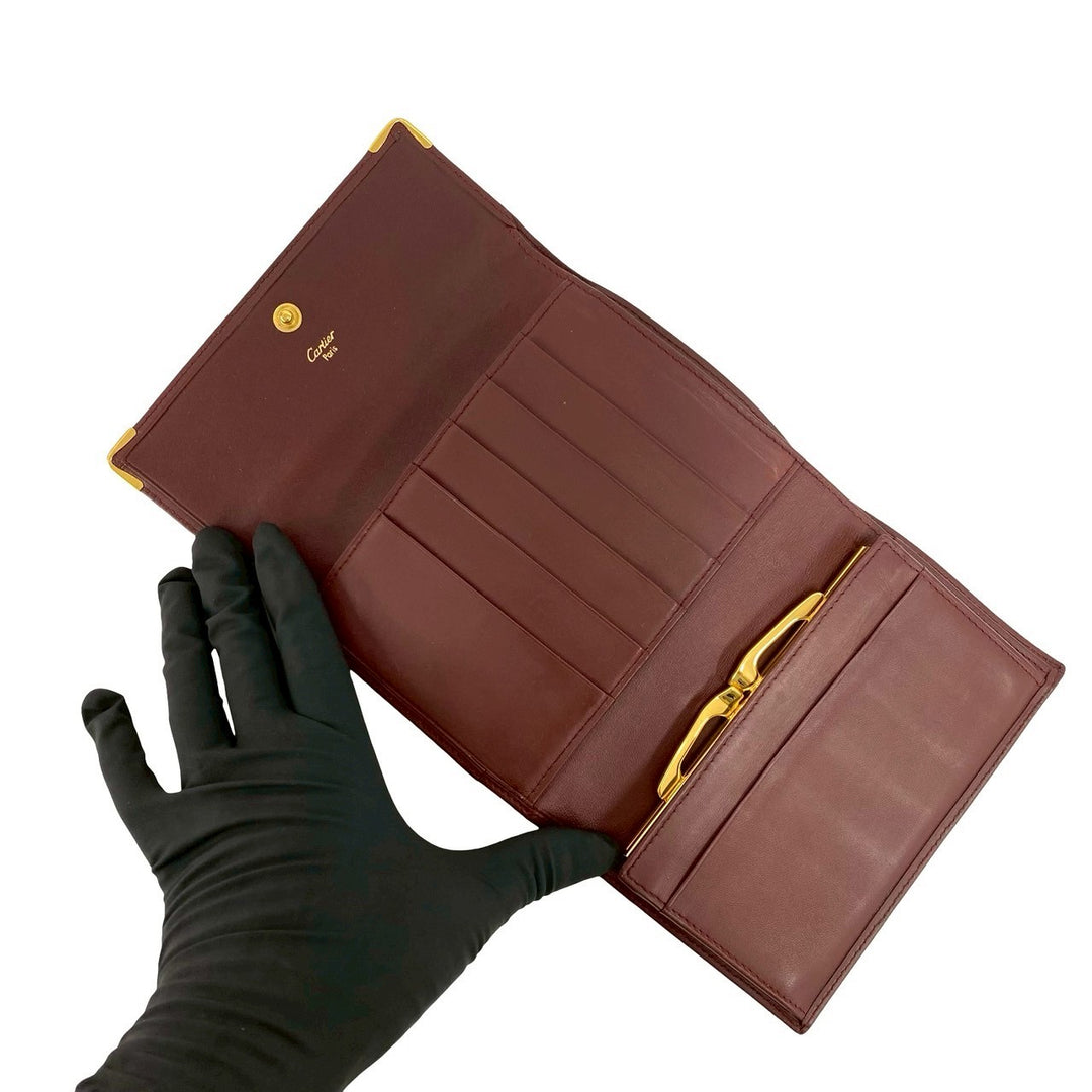 trifold wallet cartier