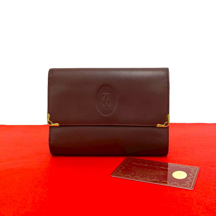 trifold wallet cartier