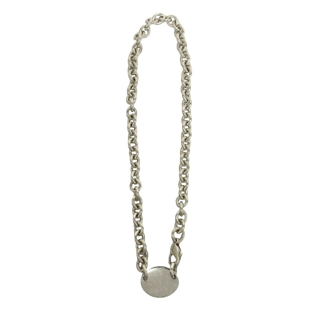 necklace tiffany return toe oval necklace