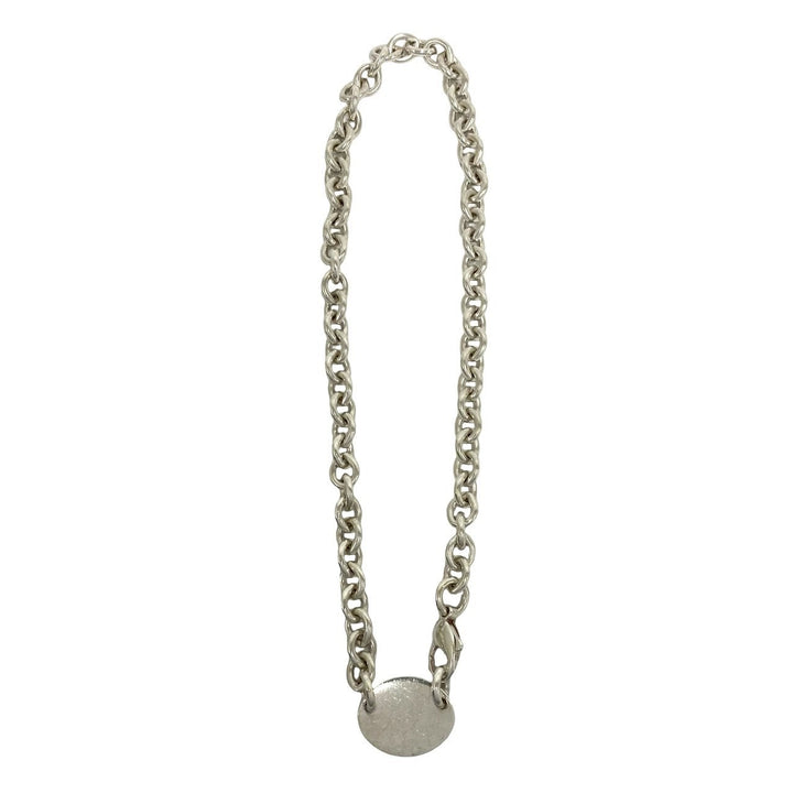necklace tiffany return toe oval necklace
