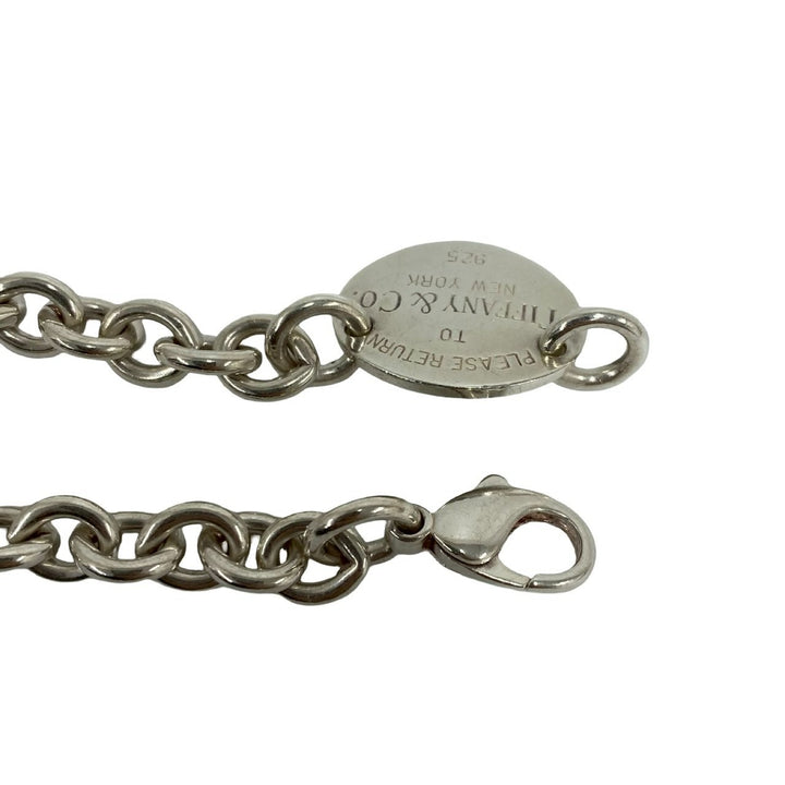 necklace tiffany return toe oval necklace