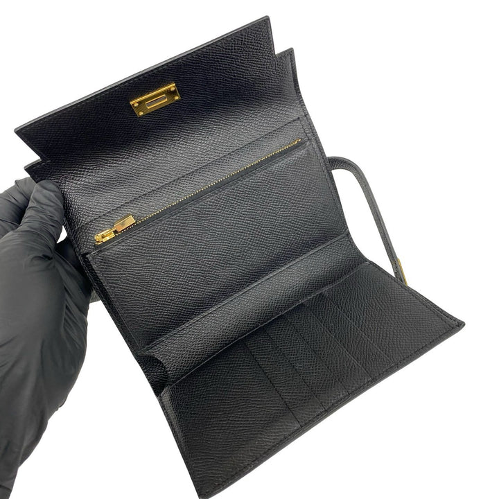 三つ折り財布 エルメス ケリー ウォレット ミディアム