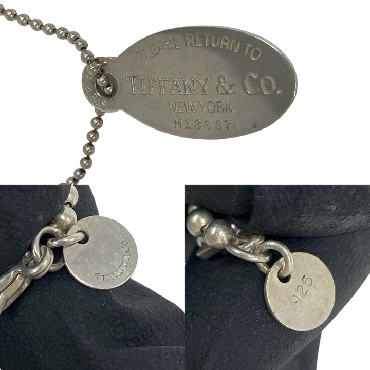 necklace tiffany oval tag necklace