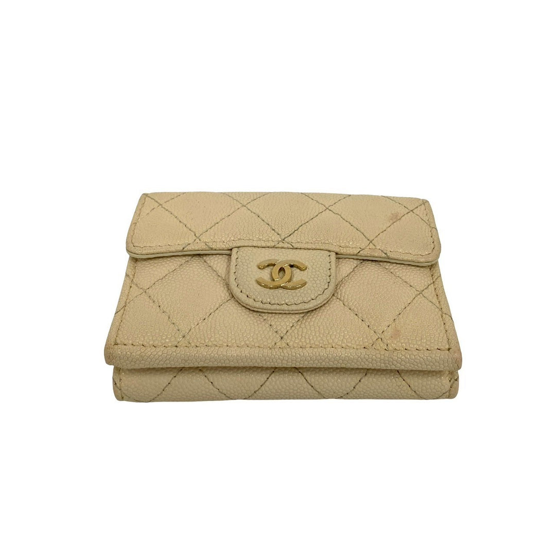 三折錢包 Chanel Matelasse